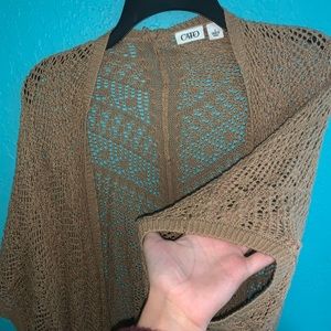 Brown cover up.